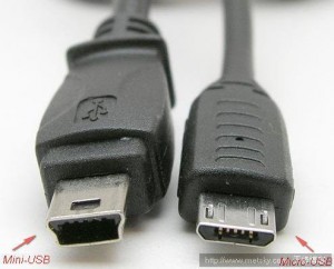 mini USB 和 micro USB
